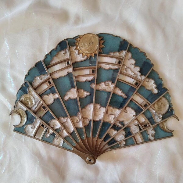 Sun and Moon hand fan